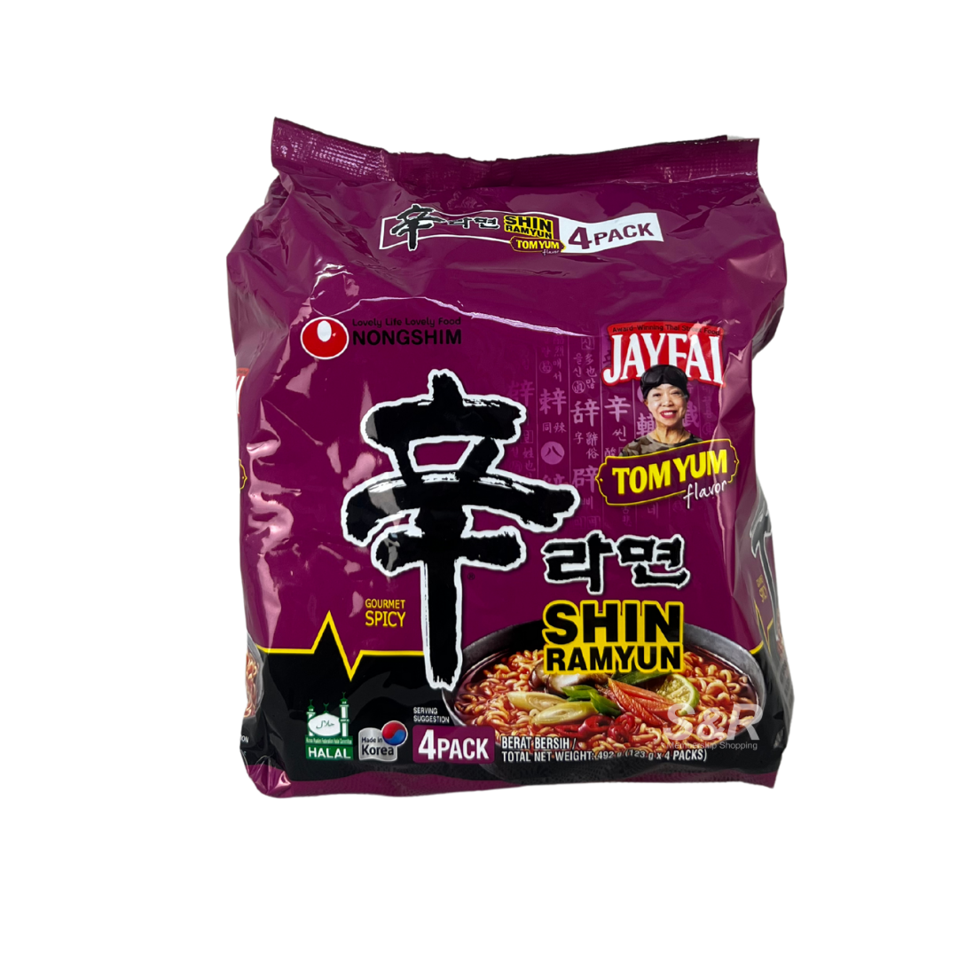 Nongshim Shin Ramyun Jayfai Tom yum Flavor 4pcs Nongshim Shin Ramyun Jayfai Tom yum Flavor 4pcs